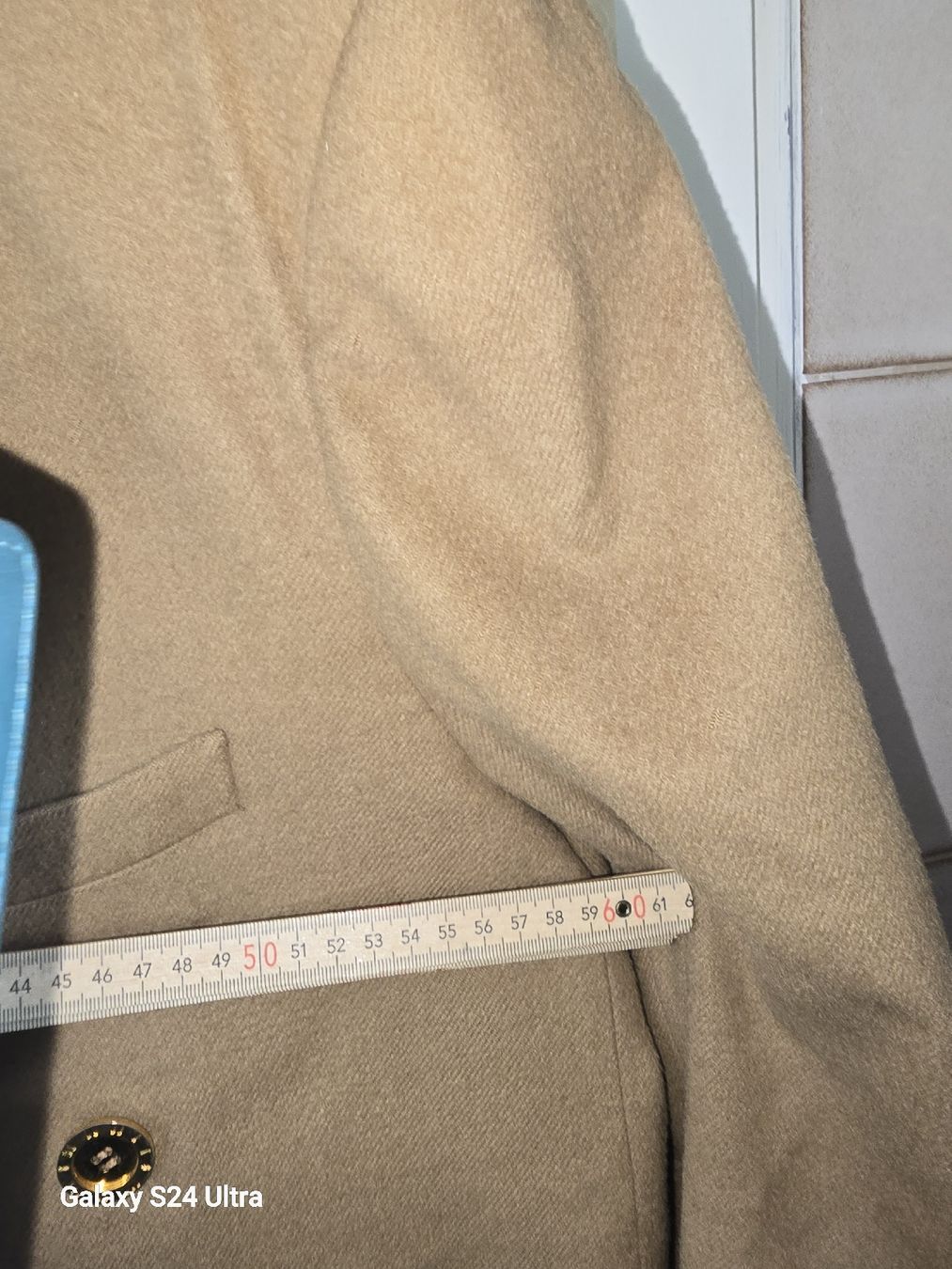 Cappotti: Edler Vintage Wollmantel, Camel – Usato da Gelterfingen venduto da charly3333 6