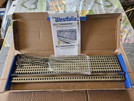 Westfalia Dachrinnenschutz Edelstahl, 3m, Neu!