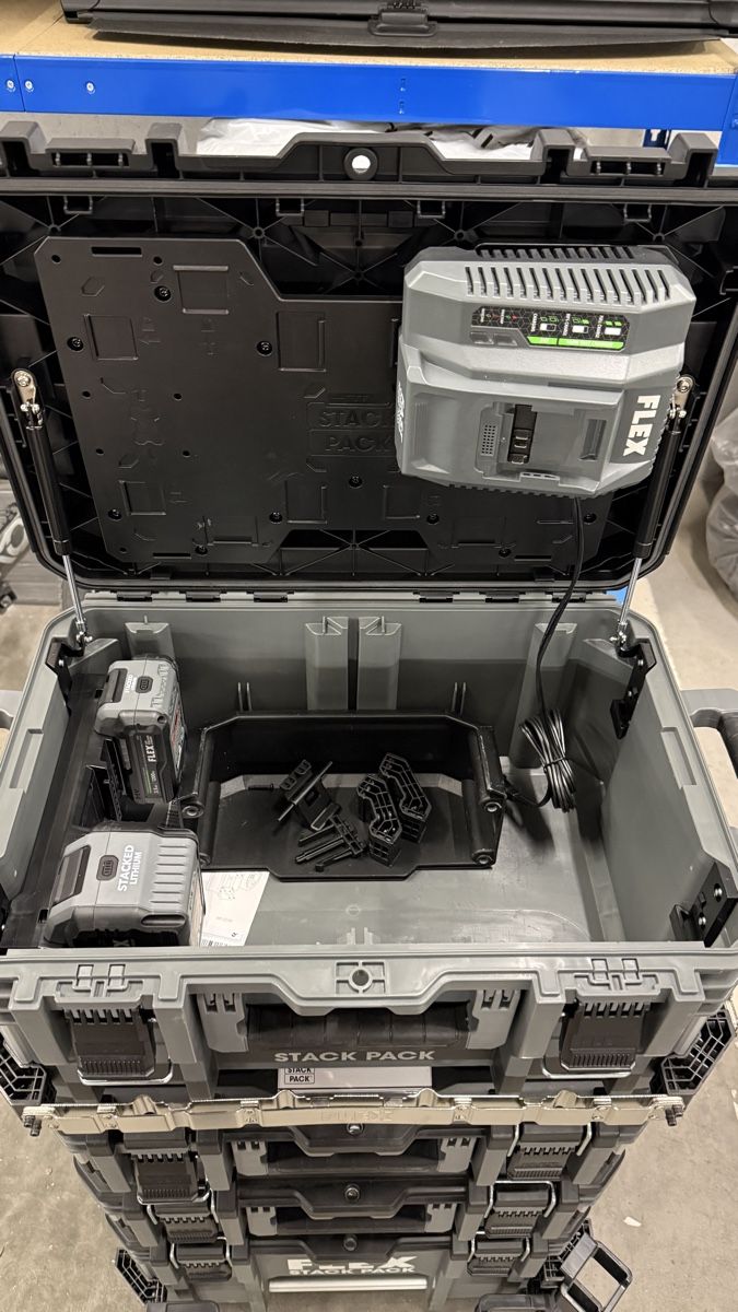 Flex Tutti gli attrezzi: FLEX Stackpack 6-teiliges Aufbewahrungssystem Boxen – Nuovo (secondo la descrizione) da Vaduz venduto da joh_l522 1