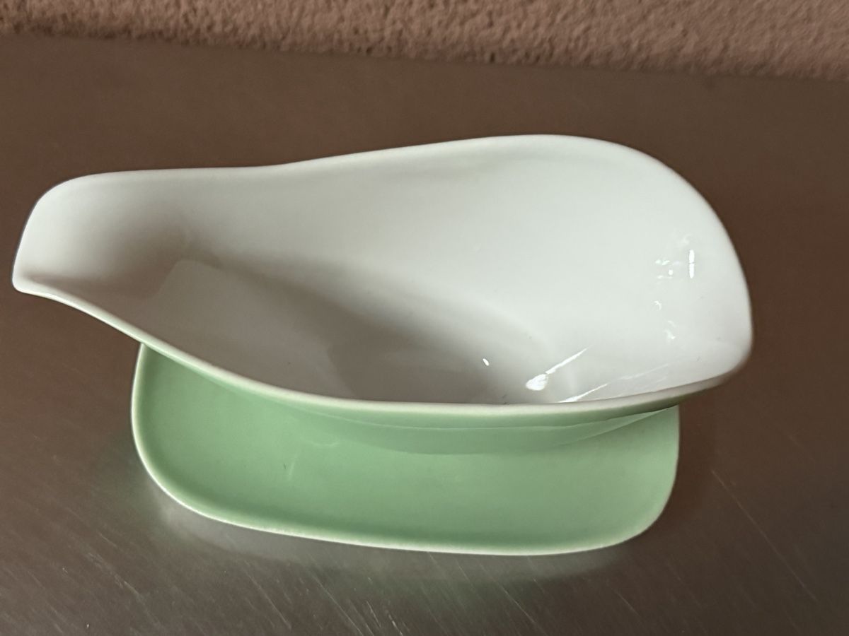 Rössler Ciotole: Rössler Sossenschüssel Sauciere Grün  – Usato da Deitingen venduto da Himhip 1