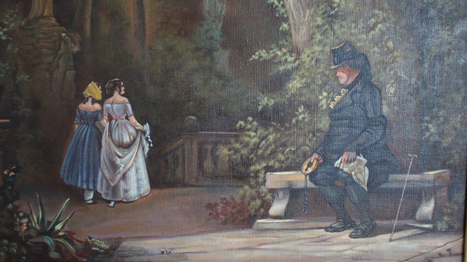 Gemälde: Ölbild Carl Spitzweg (Originalkopie) – Gebraucht aus Schlieren von Sternstunde2 2