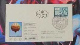 CL35 Enveloppe + Timbre Autriche 1965 Theme Ballon