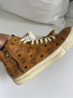 MCM Sneaker High-Top Leder Cognac Gr. 42 Top Zustand Frühlin