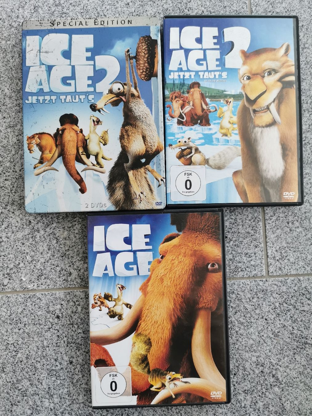 Alle DVDs: Ice Age - 4 Kinder DVD's – Gebraucht aus Tägerschen von mamirockt