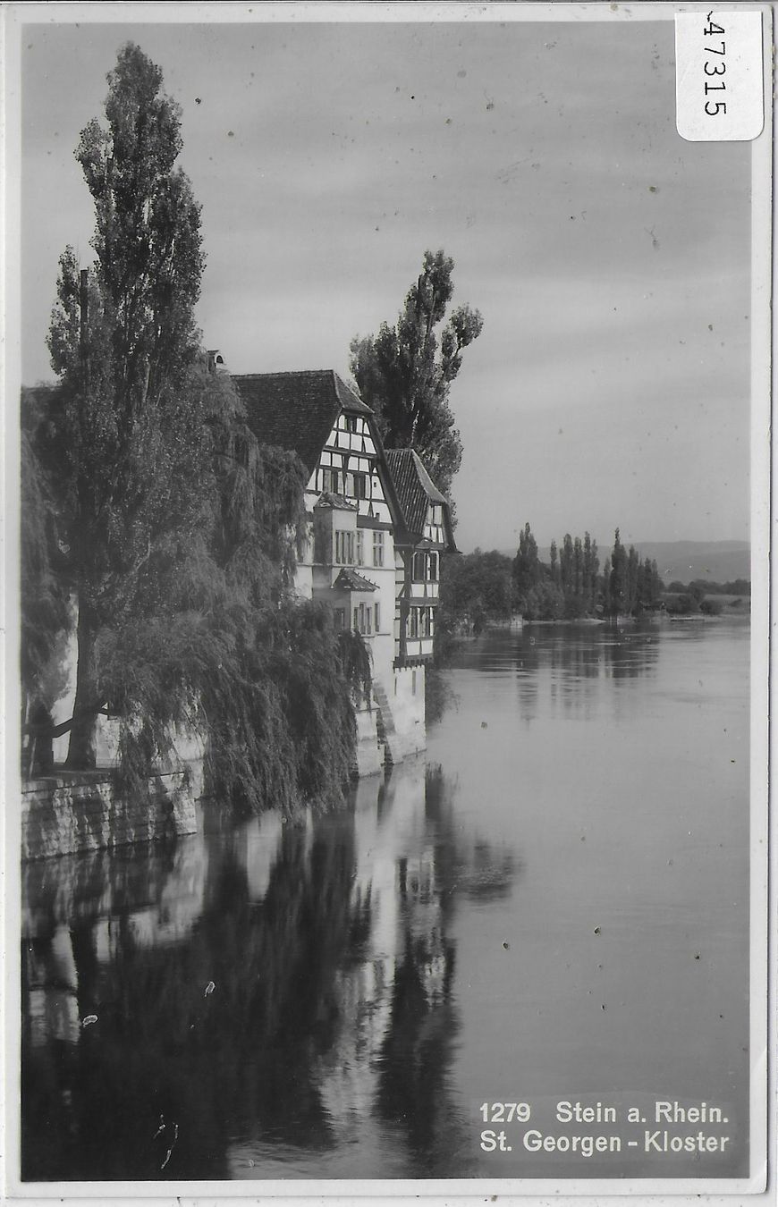 Cartoline postali: Stein am Rhein - St. Georgen-Kloster – Usato da Ettingen venduto da Kartenplanet