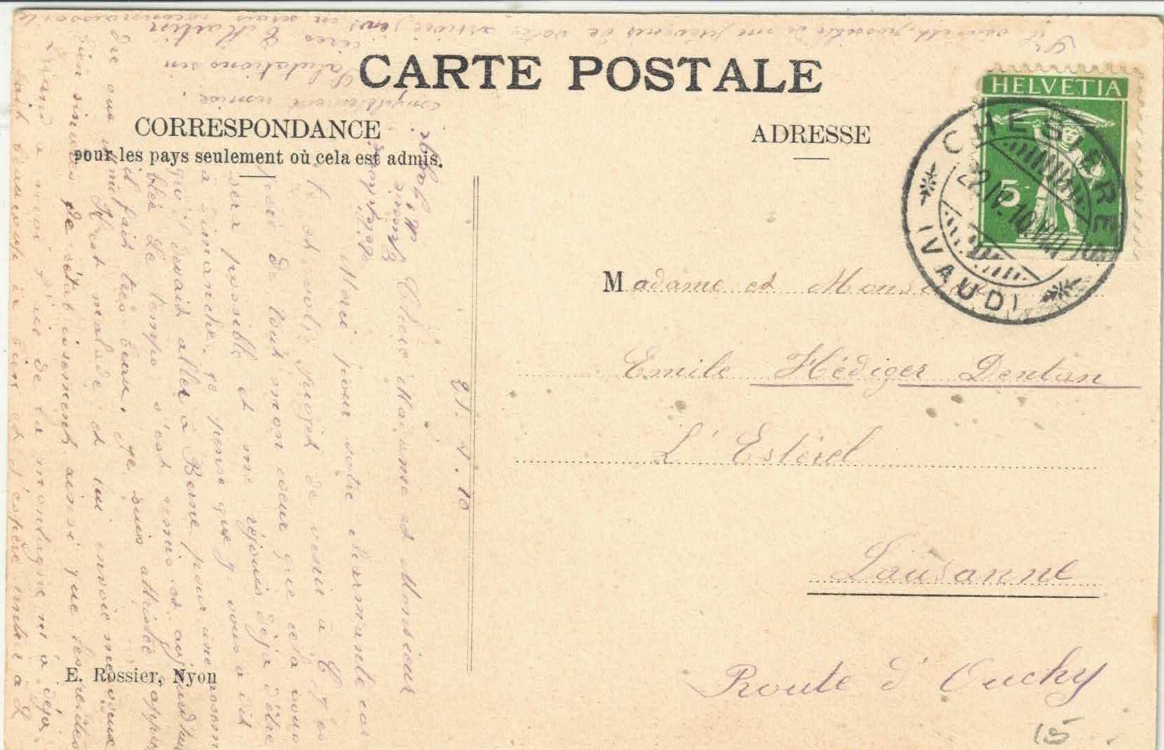 Cartoline postali: a Chesieres - animee – Usato da Ettingen venduto da Kartenplanet 1