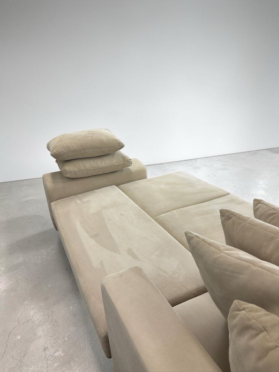 Sofas: Beiges Ecksofa mit Bettfunktion und Stauraum – D'occasion à Fehraltorf par Sofalab.swiss 8