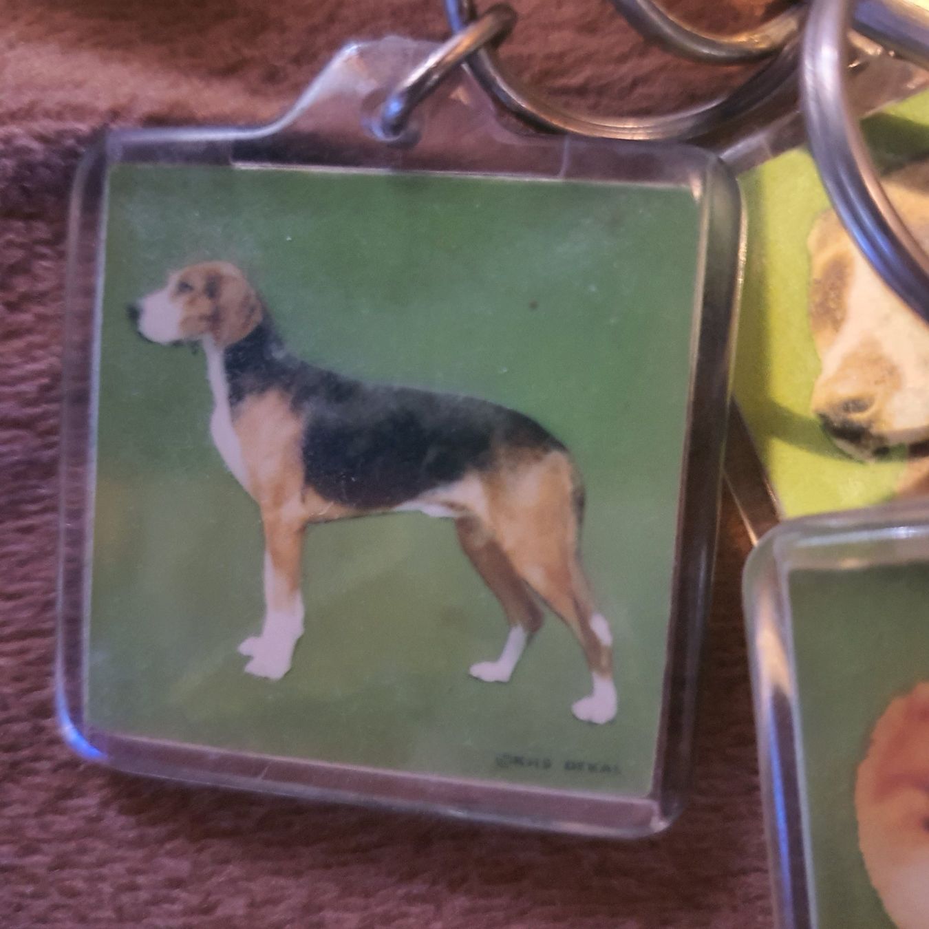 Portachiavi: Porte-clés vintage chien 4x4 cm – Nuovo (secondo la descrizione) da DUGNY (-Leytron) venduto da Rdeny