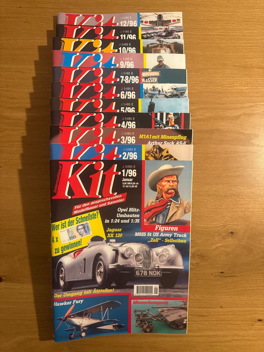 Zeitschriften & Magazine: Kit Modell Magazin 11 Hefte 1996 – Gebraucht aus Rudolfingen von CardsAndMore