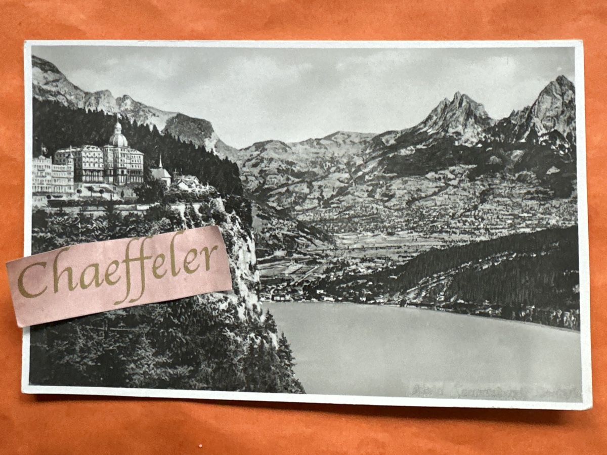 Cartes postales:  Seelisberg 1938, Hotel Sonnenberg – D'occasion à Zürich par Chaeffeler