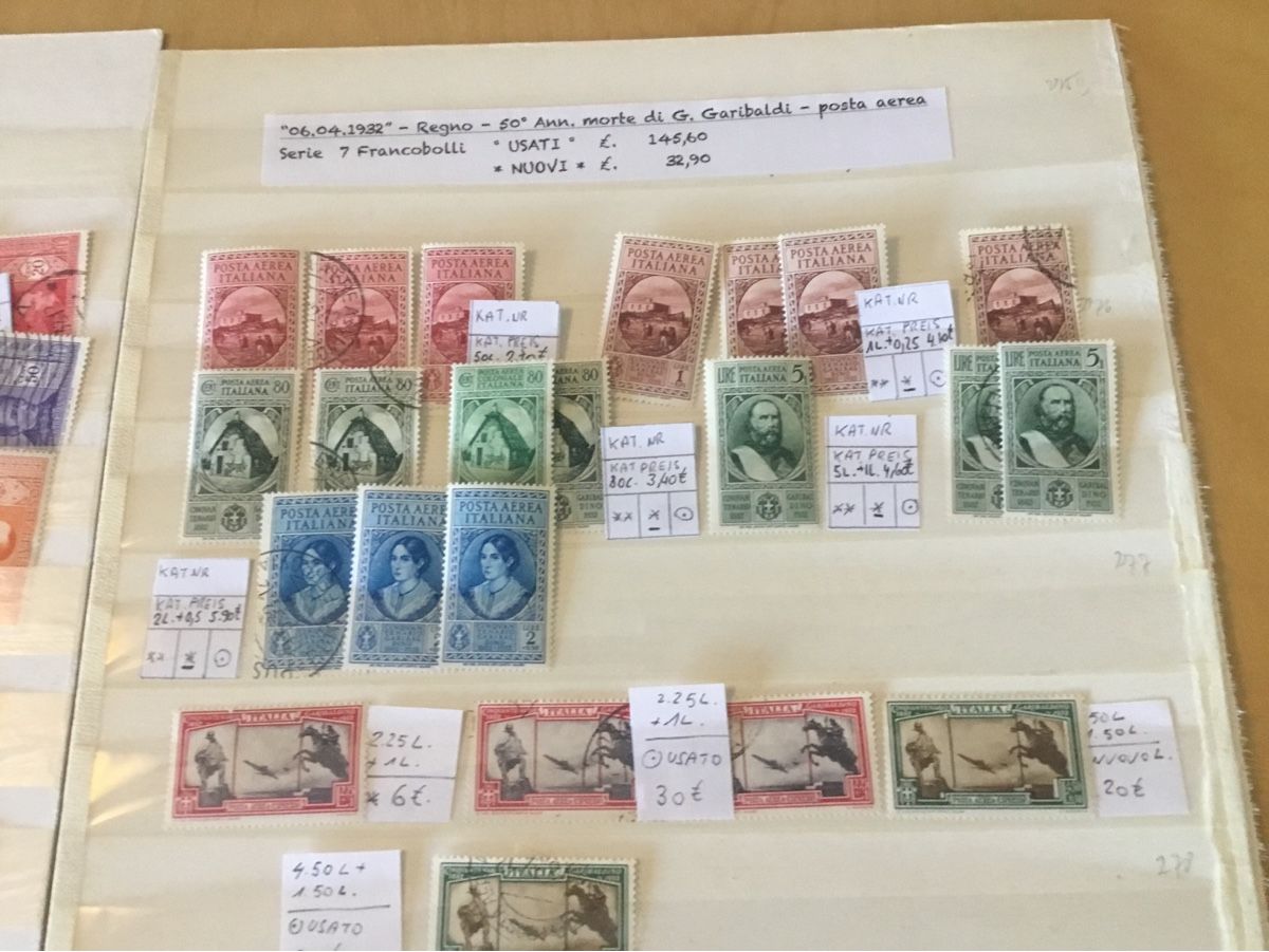 Tutti i francobolli: Lotto 4 regno Italia – Usato da cassina d'agno venduto da Scorti1961 8