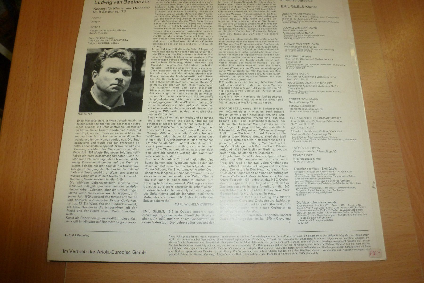 Dischi in vinile: Ludwig van Beethoven Royal Philharmonic – Usato da Emmen venduto da newdeal1970 5