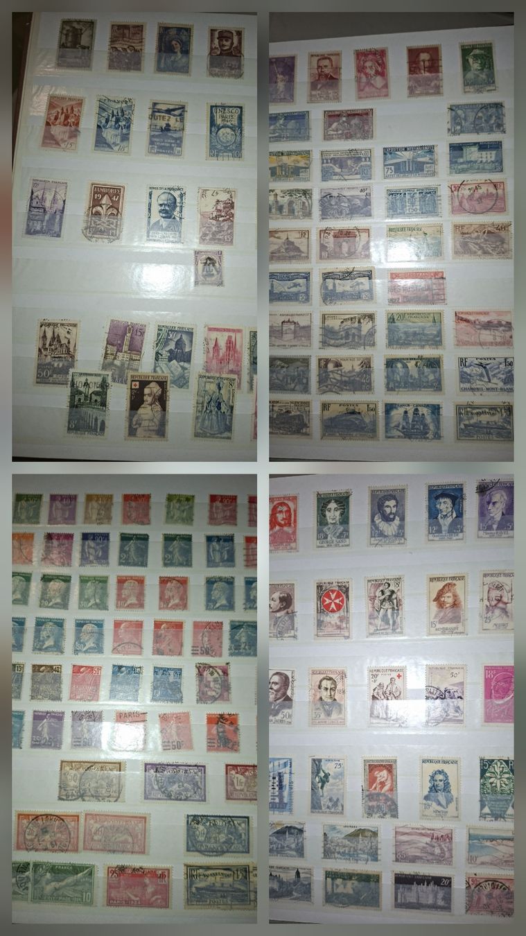 Tous les timbres: Sammlung Frankreich / Diverse Länder / Aufdrücke – D'occasion à Balgach par SIMEON27 1