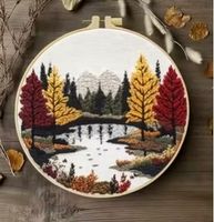 DIY-Stickerei-Set-Herbst-Geschenk-Dekoration-Sticken
