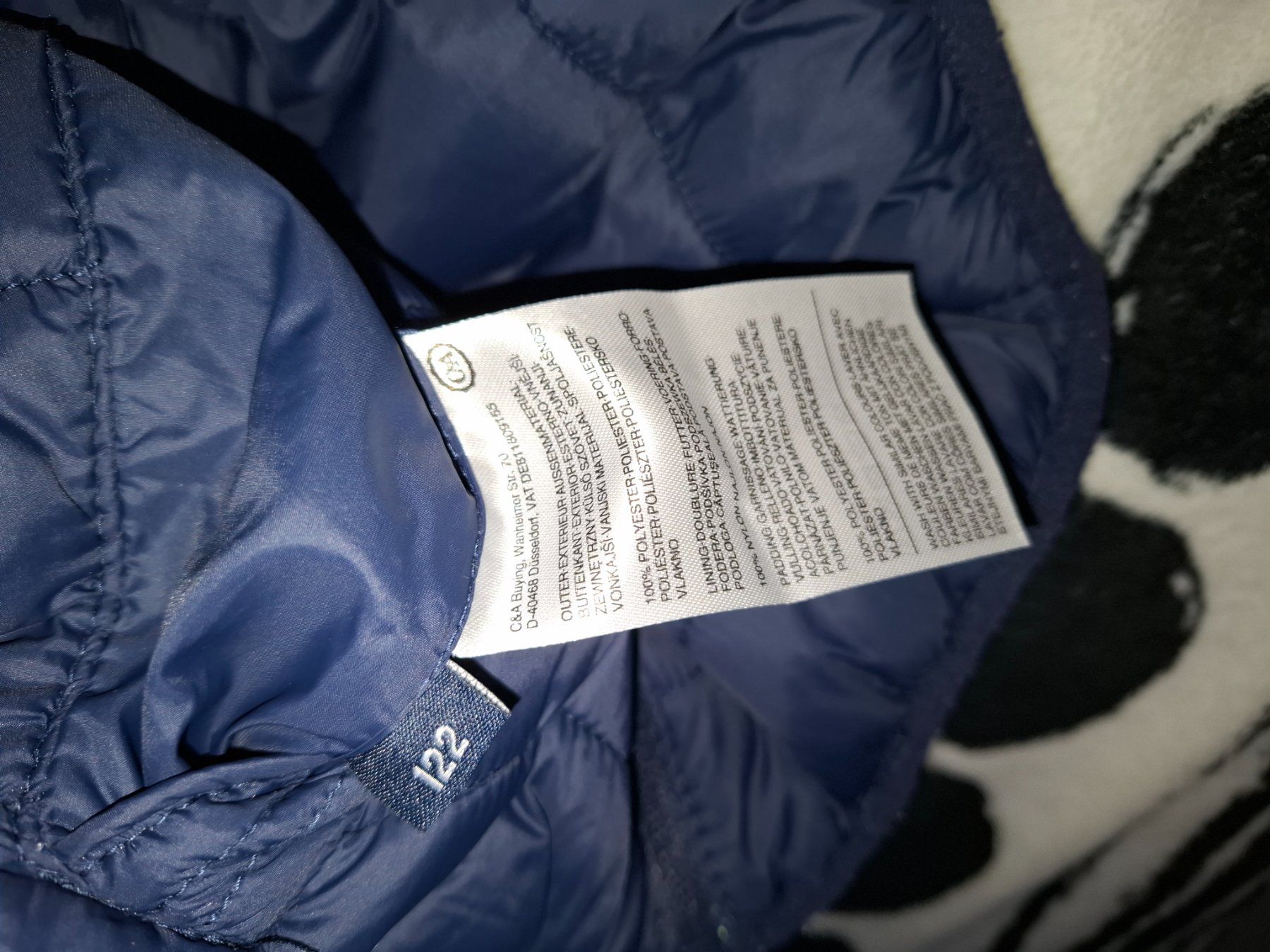 C&A Altro abbigliamento per bambino: Wendegilet gr.122 Blau/Gelb – Usato da Oberurnen venduto da rotty80 4