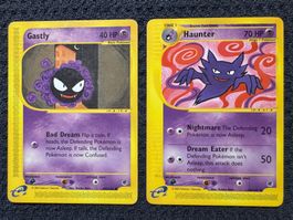 Gastly & Haunter Expedition E-Series Vintage 2002 ENG