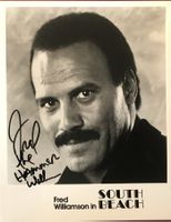 Fred Williamson 1938- Autogramm signiert Foto 20x25cm