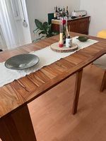 Tavolo console allungabile in legno massello di sheesham