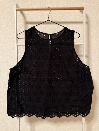 C&A Bluse schwarz Gr. 44