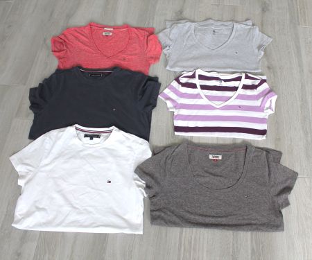 Lot de 6 T-Shirts Tommy Hilfiger S