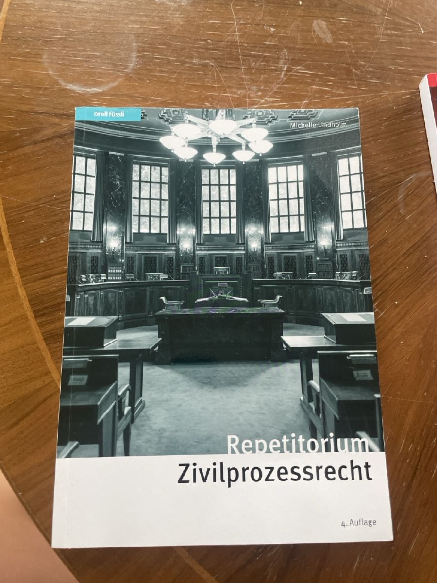 Libri: Repetitorium Zivilprozessrecht – Usato da Zürich venduto da crausc