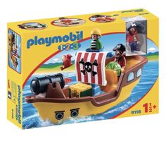 Playmobil 1.2.3 Bateau Pirate 9118