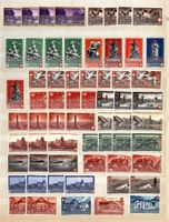 Pro Patria  SAMMLUNG ** 2 Seiten mit 5 C (PP855)