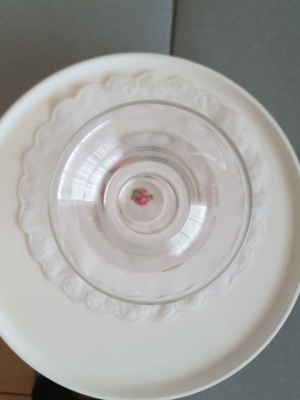 Vasen & Gefässe: 1982 " Italien " Glasvase mit einer Traube graviert – Neu (gemäss Beschreibung) aus Savièse von qm2710 6