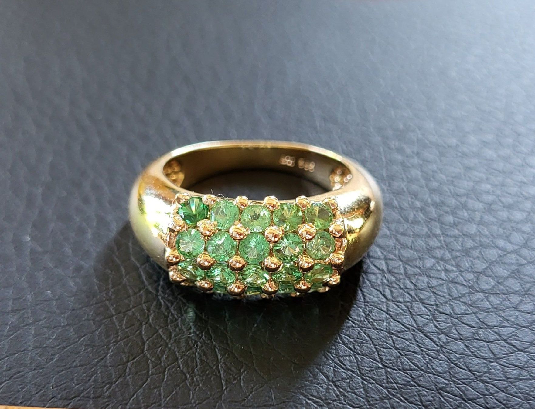 Anelli: Gold 585 Massiv Ring Mit Steine – Usato da Wald ZH venduto da Dasilver 3