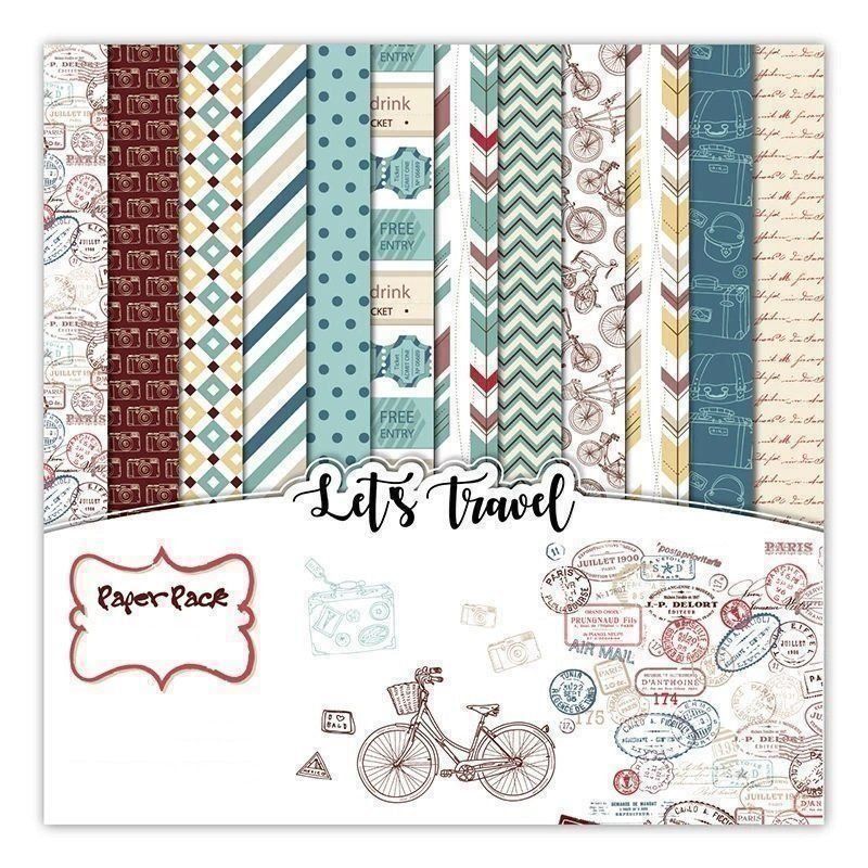 Carta: Scrapbooking Design Papier - Lets Travel – Nuovo (secondo la descrizione) da Thun venduto da Rowaner