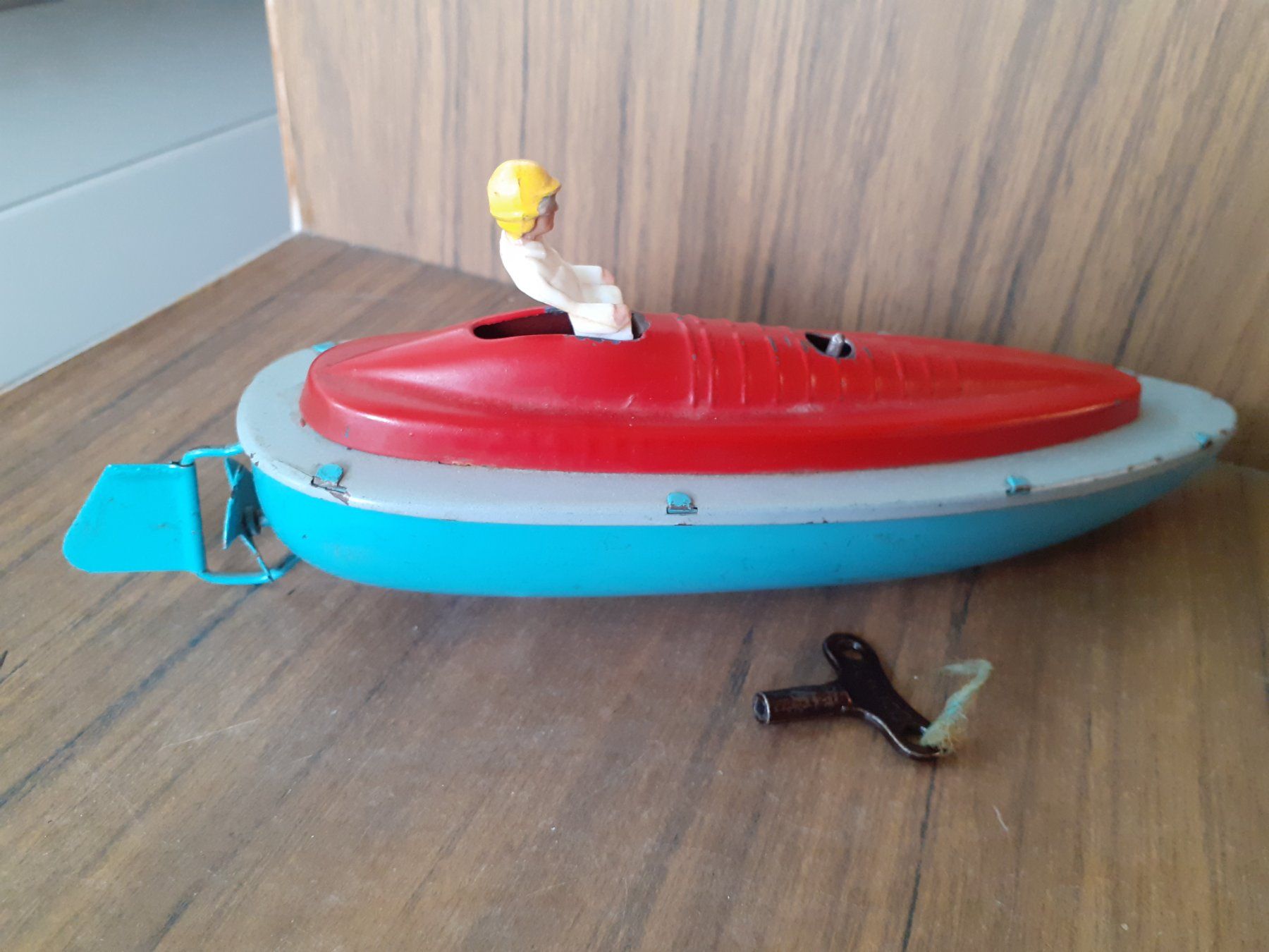 Giocattoli: Boot Motorboot Blechspielzeug antik – Usato da Mörschwil venduto da antiksalon 4