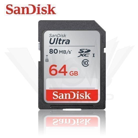 Sandisk Schede di memoria: SanDisk Ultra 64GB 80MB/s FullHDOriginal – Nuovo e nell'imballaggio originale da Zürich venduto da wearehappy 1
