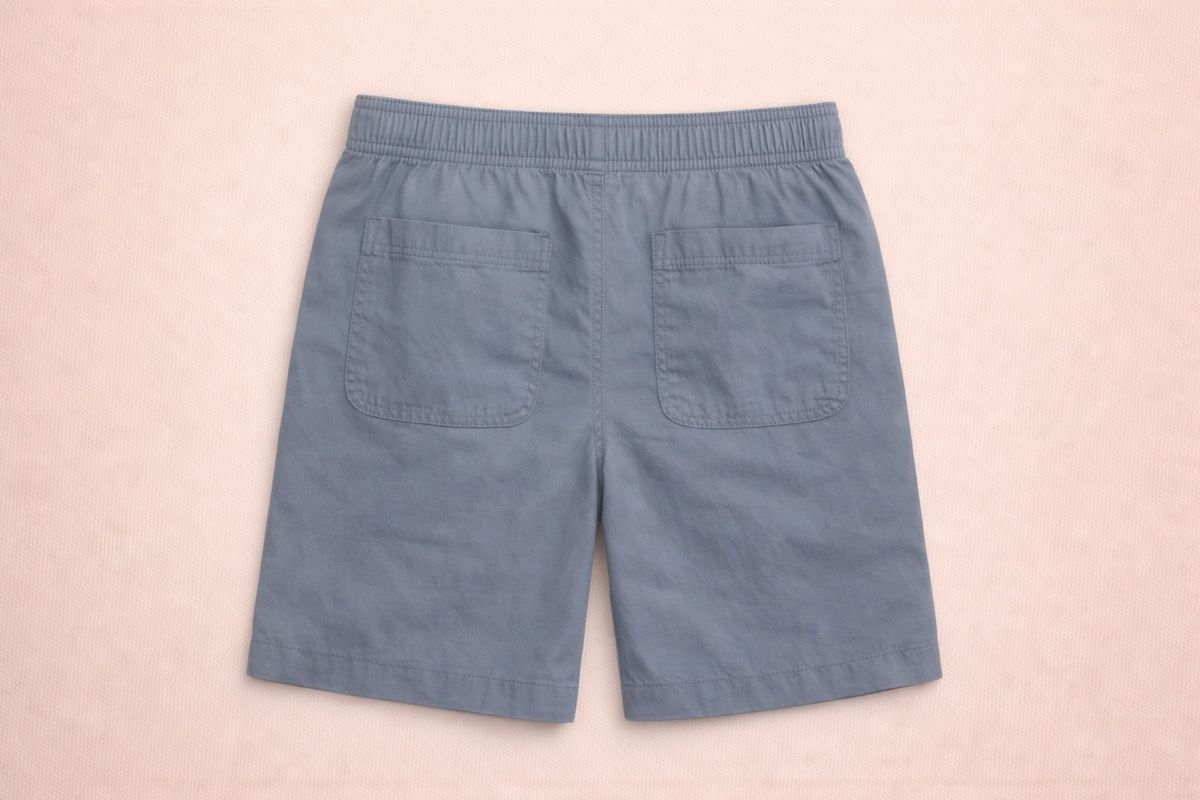 Pantaloni: SHORTS BLEUS À TAILLE ÉLASTIQUE – Nuovo (secondo la descrizione) da Lausanne venduto da mar_6snp 2