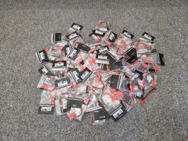 Kupplungsadapter 4mm Plug rot (lang) auf T-Plug Male