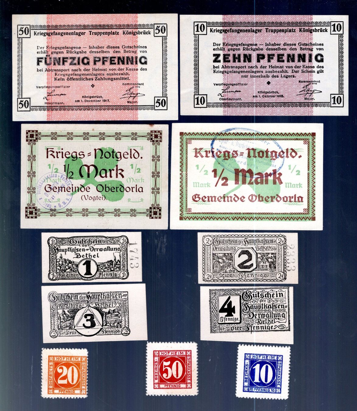 Billets de banque: Germany notgeld 11 stück UNC – Neuf (Voir description) à Leibstadt par baroc333