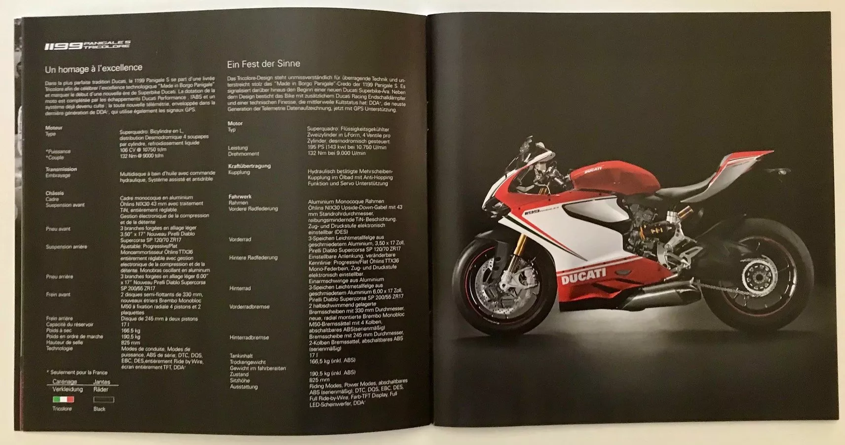 Ducati Dokumente: Ducati Prospekt Gesamtprogramm 2012 – Gebraucht aus Strengelbach von Omobono 3