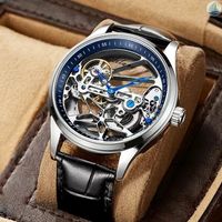 Skelett Uhr Steampunk Automatische Mechanische Relogio 8625