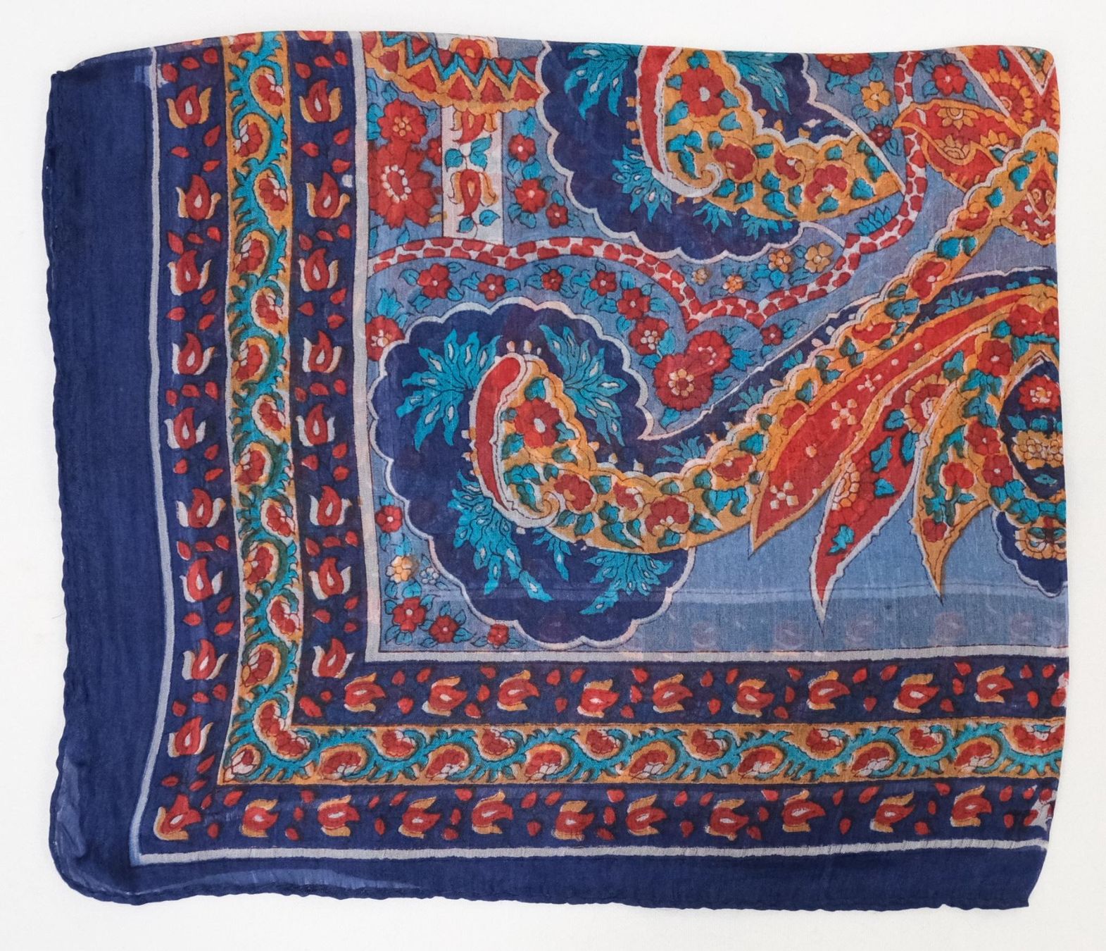 Foulard & Sciarpe: Indischer Schal aus 100% Seide – Nuovo (secondo la descrizione) da Zürich venduto da Masala-Oase 3