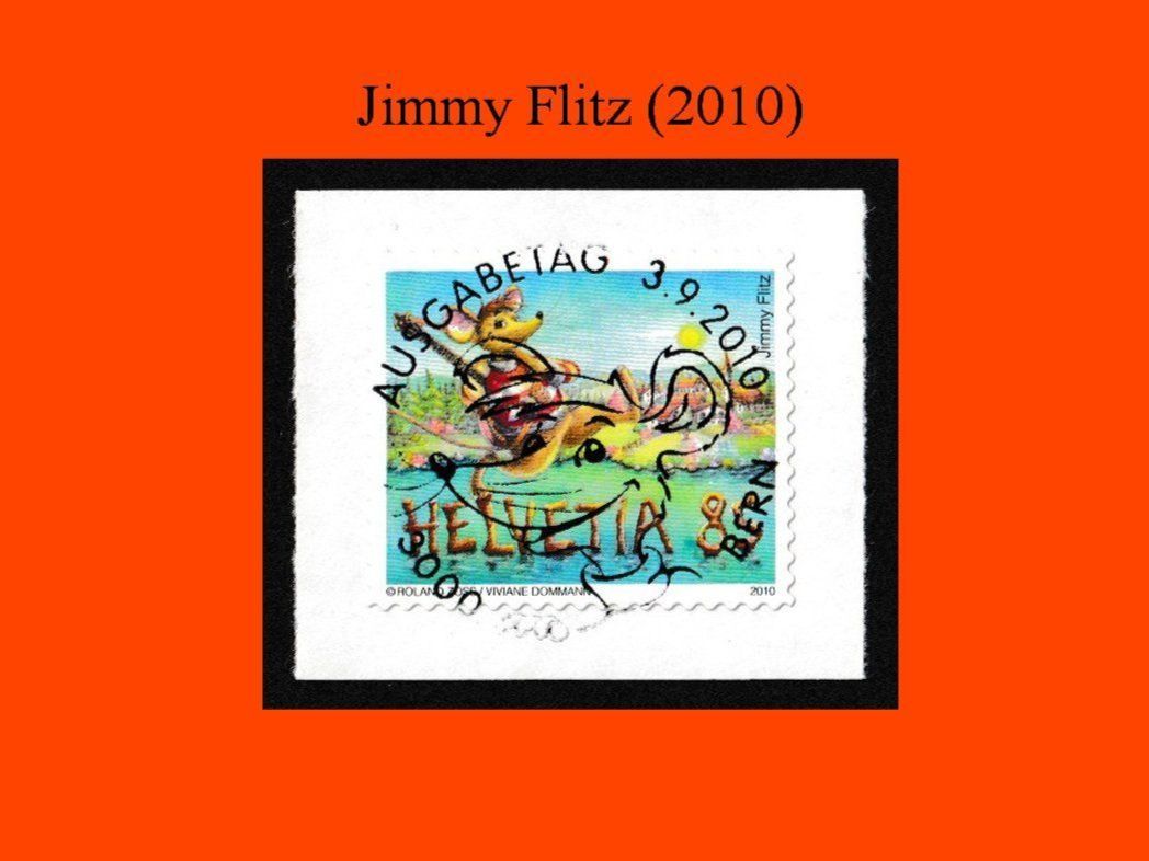 Tutti i francobolli: Vollstempel "Jimmy Flitz" (2010) – Nuovo (secondo la descrizione) da Dübendorf venduto da Jumbo1990