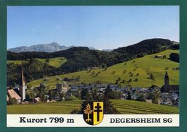 Degersheim, Kurort, 1989, Blick zum Säntis, gelaufen