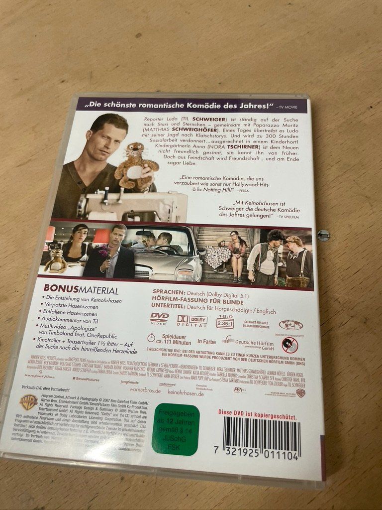 Tous les DVDs: Keinohrhasen – D'occasion à Berikon par Cyberbob2000 1