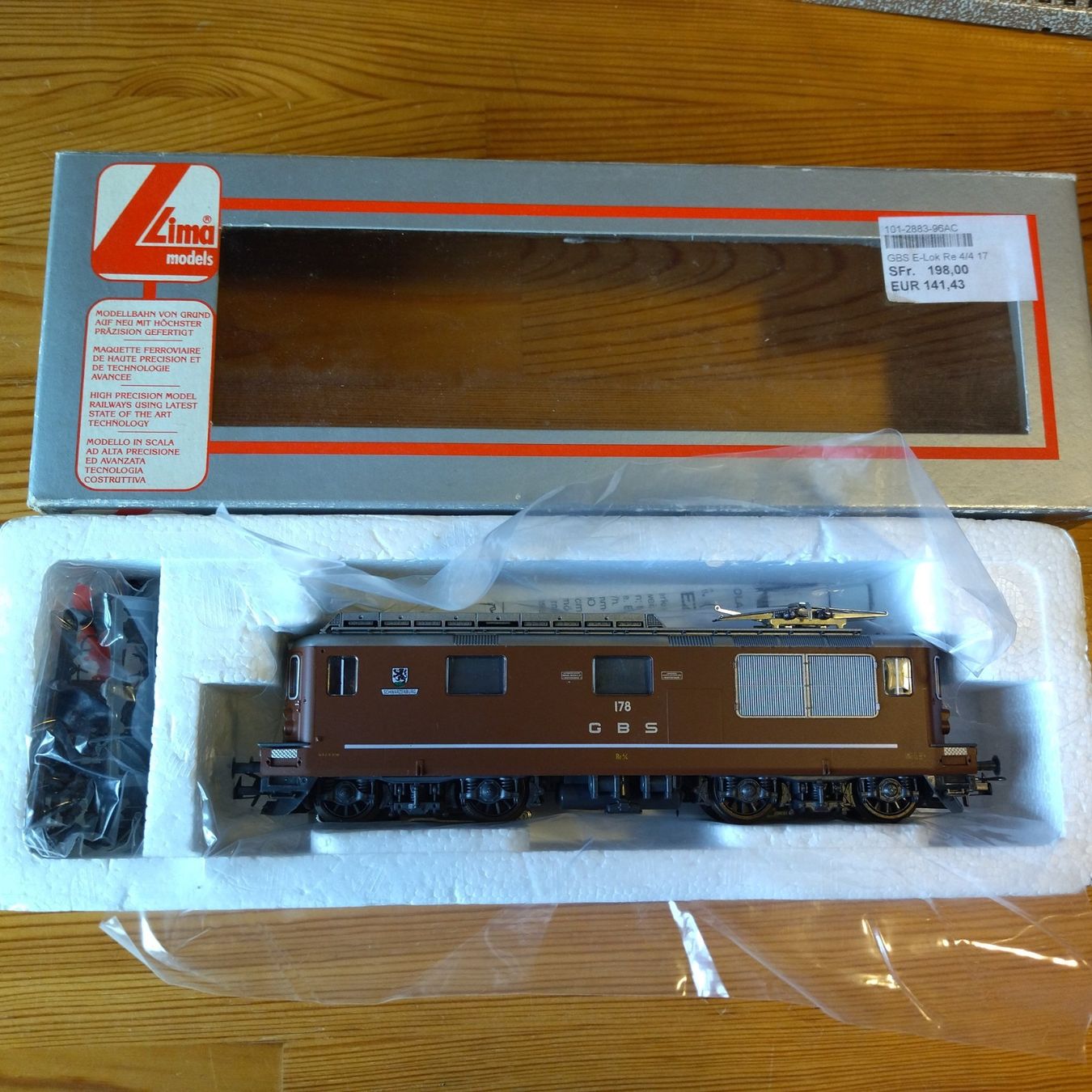 Lima Modelleisenbahnen: Lima E-Lok Re 4/4 (834) – Gebraucht aus Basel von BeanieUp 5