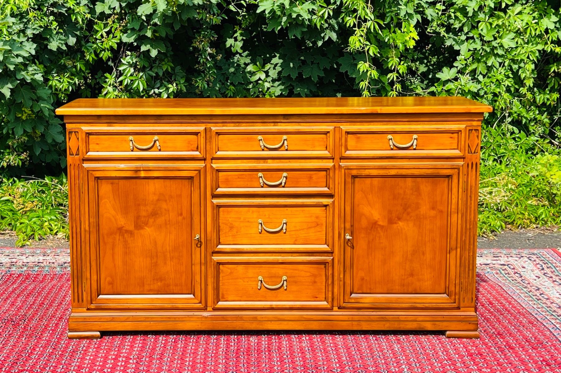 Cassettiere: Biedermeier Stilmöbel Kommode Barock Sideboard SELVA Kirsche – Usato da Gemünden venduto da GEUENWALD 1