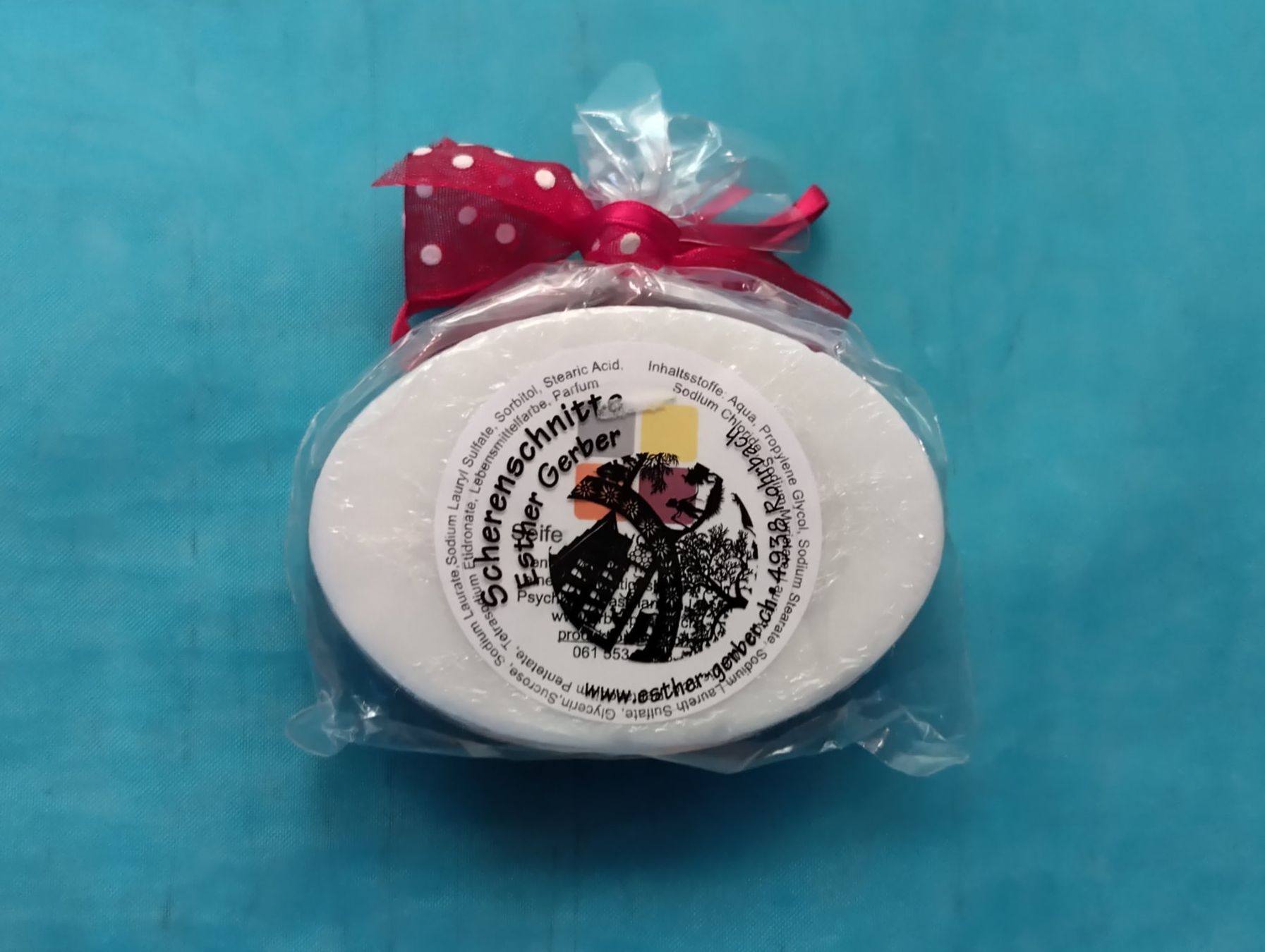 Doccia: Seife von Esther Gerber mit Scherenschnitt, 58g – Nuovo e nell'imballaggio originale da Bellach venduto da JingleCherry 1