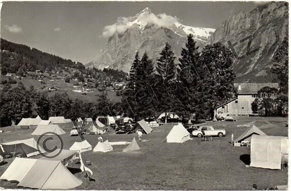 Cartoline postali: GRINDELWALD Camping Bodenwald - Auto – Nuovo (secondo la descrizione) da Jona venduto da philajona
