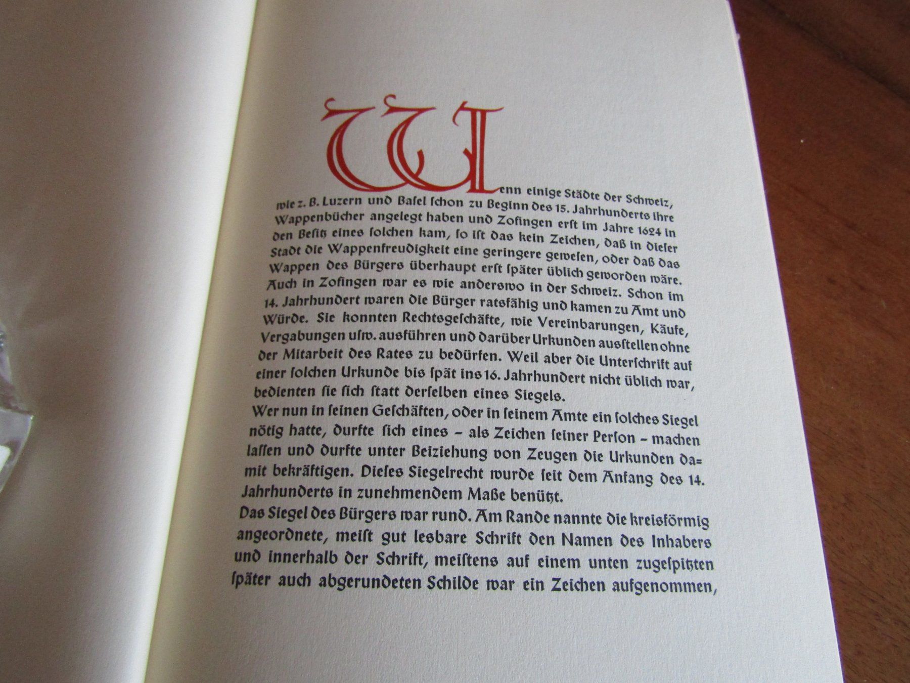 Bücher: Zofinger Wappen Buch 1937 – Gebraucht aus Herzogenbuchsee von Winigo 4