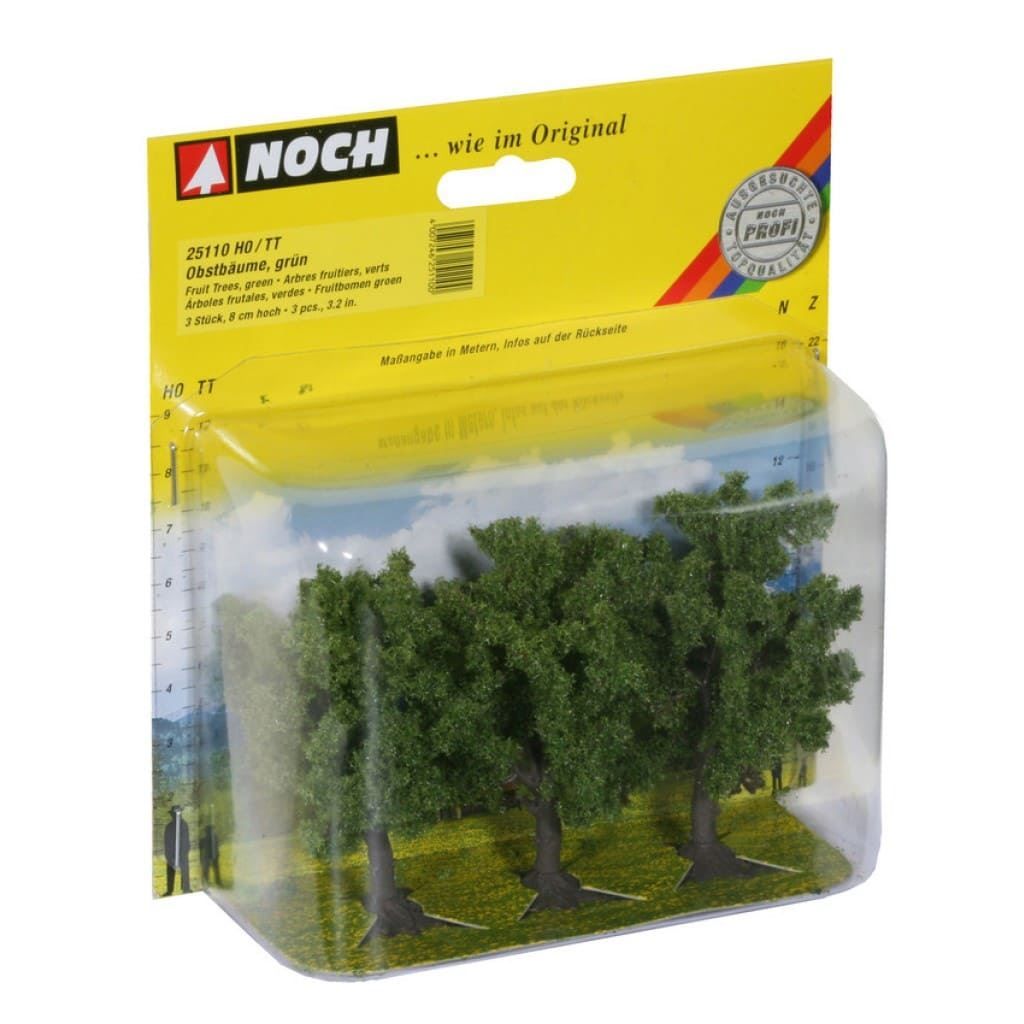 Zubehör: Noch Bäume 25110 Obstbäume grün 8cm – Neu und originalverpackt aus Oberurnen von Zueger_Modellbahnen