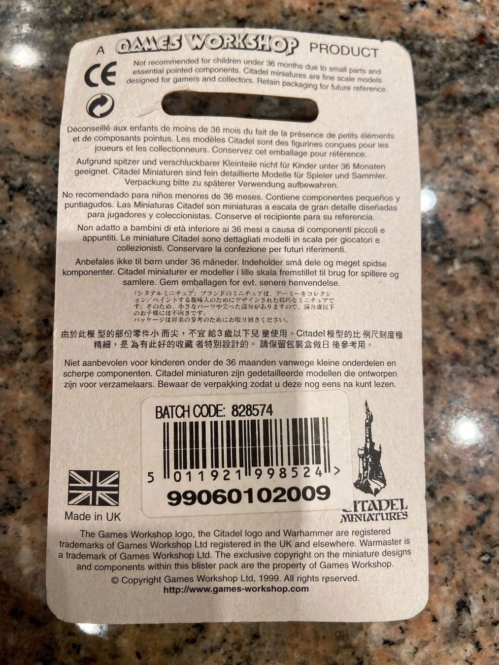 Statuette: Warhammer 40.000 Chaos Space Marine Terminators 1 Figur – Nuovo e nell'imballaggio originale da Basel venduto da ssie 1