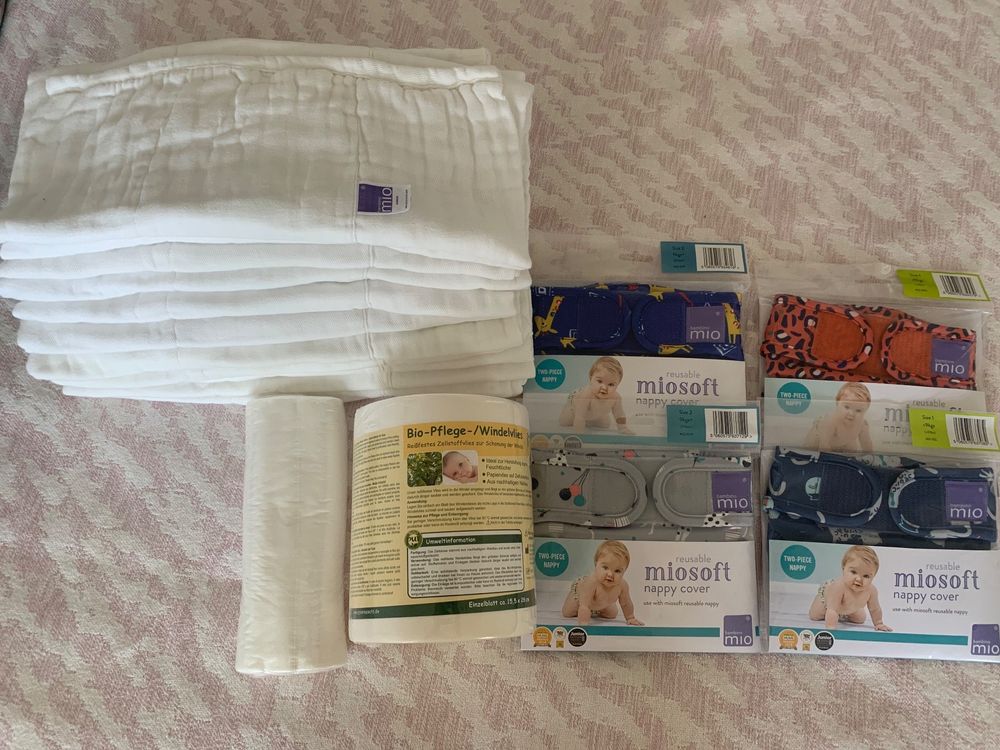 NEU Bambino Mio Stoffwindel Set überhose mit Einlagen Kaufen auf Ricardo