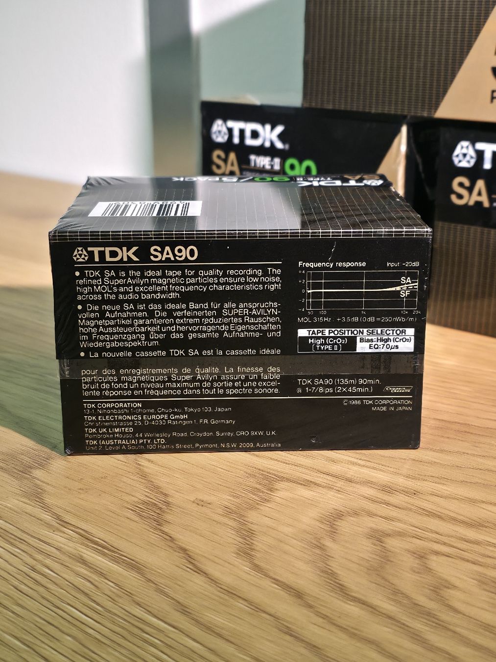Cassettes audio: TDK SA 90 - 5 PACK- TYPE II - HIGH POSITION - NOS – Neuf (Voir description) à Dietlikon par litisop 2